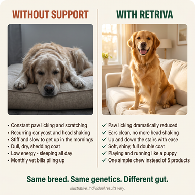 Golden and Labrador Retriever Longevity Chews